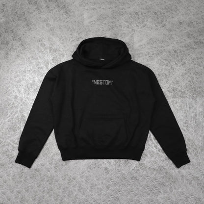 LONG SLEEVE HOODIE / BLACK