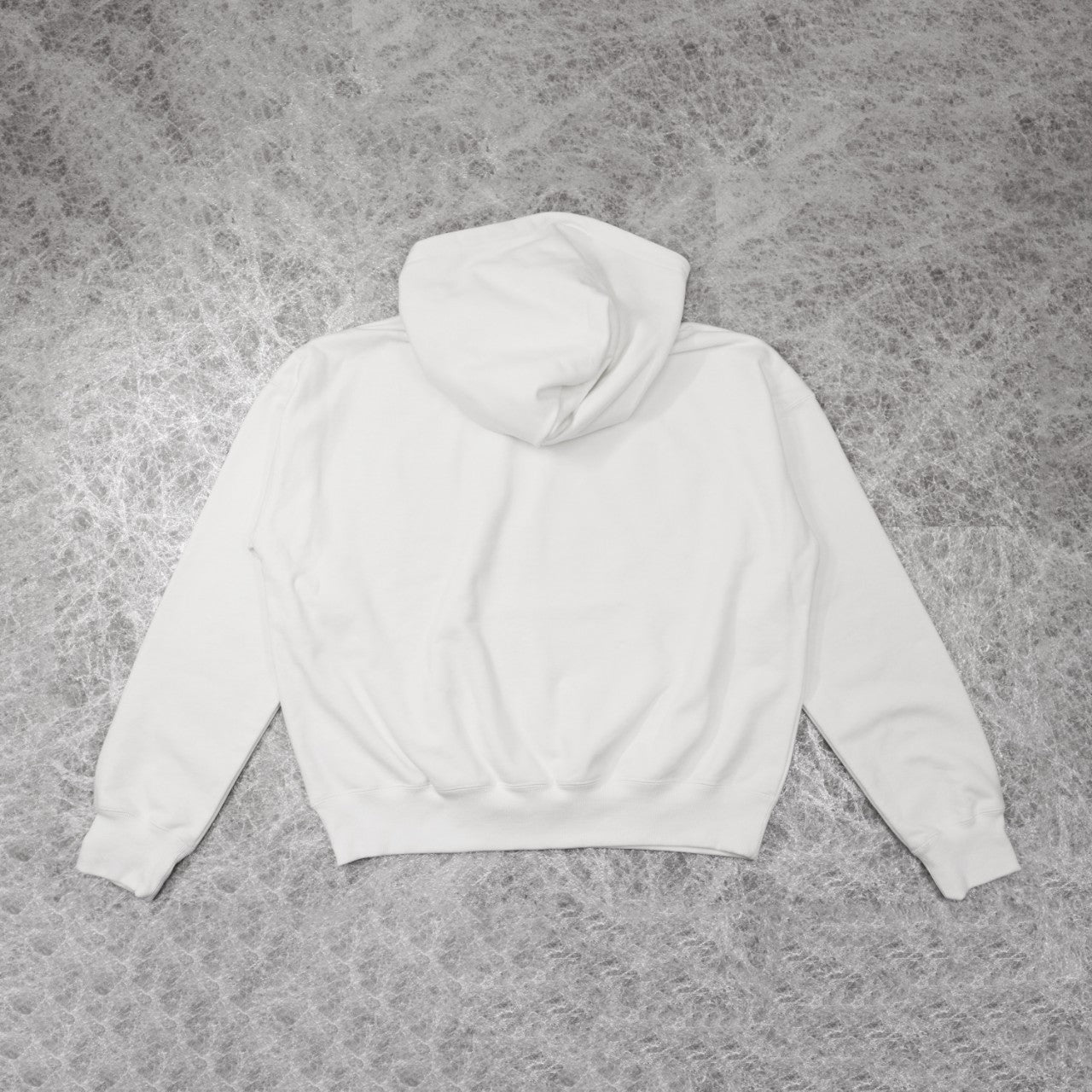 LONG SLEEVE HOODIE / WHITE