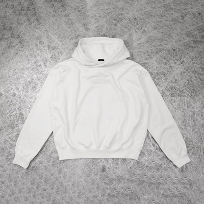 LONG SLEEVE HOODIE / WHITE