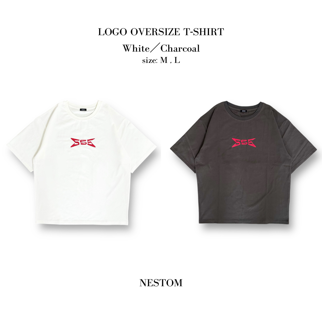 "555" OVERSIZE T-SHIRT