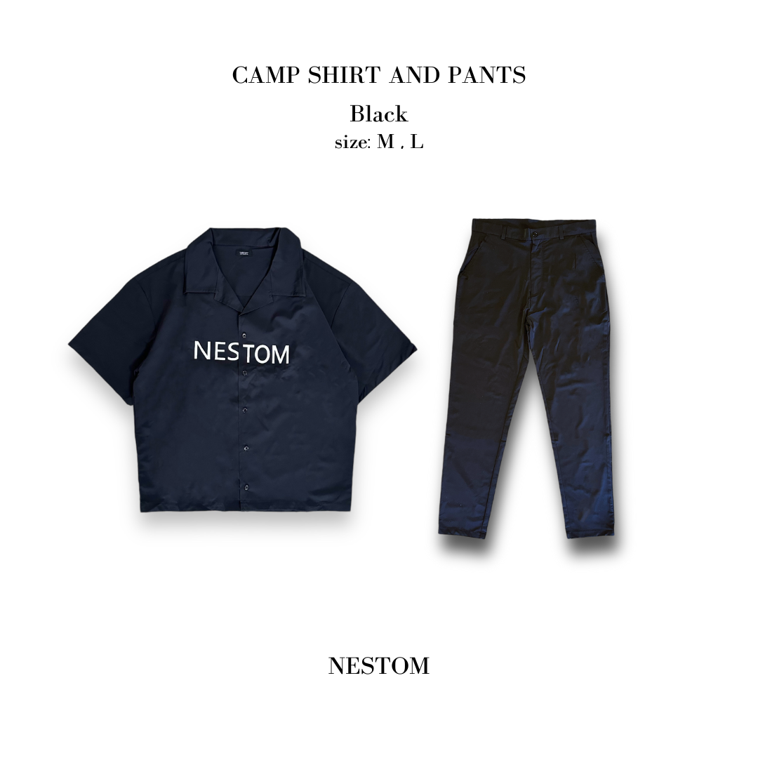 CAMP SHIRT AND PANTS