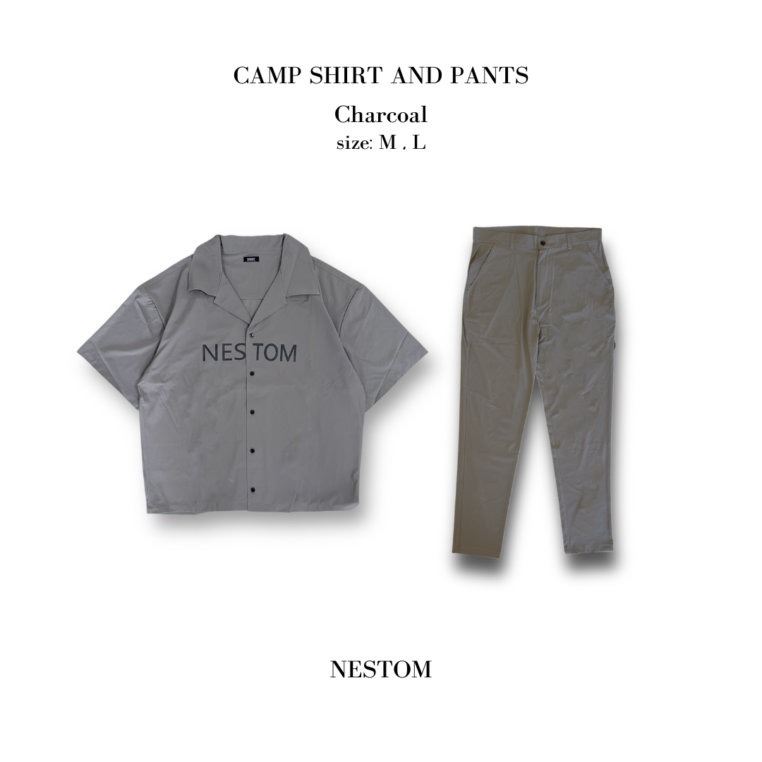 CAMP SHIRT AND PANTS